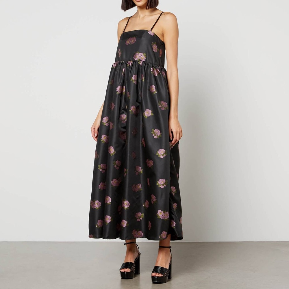 Sister Jane Maria Floral Jacquard Cami Dress
